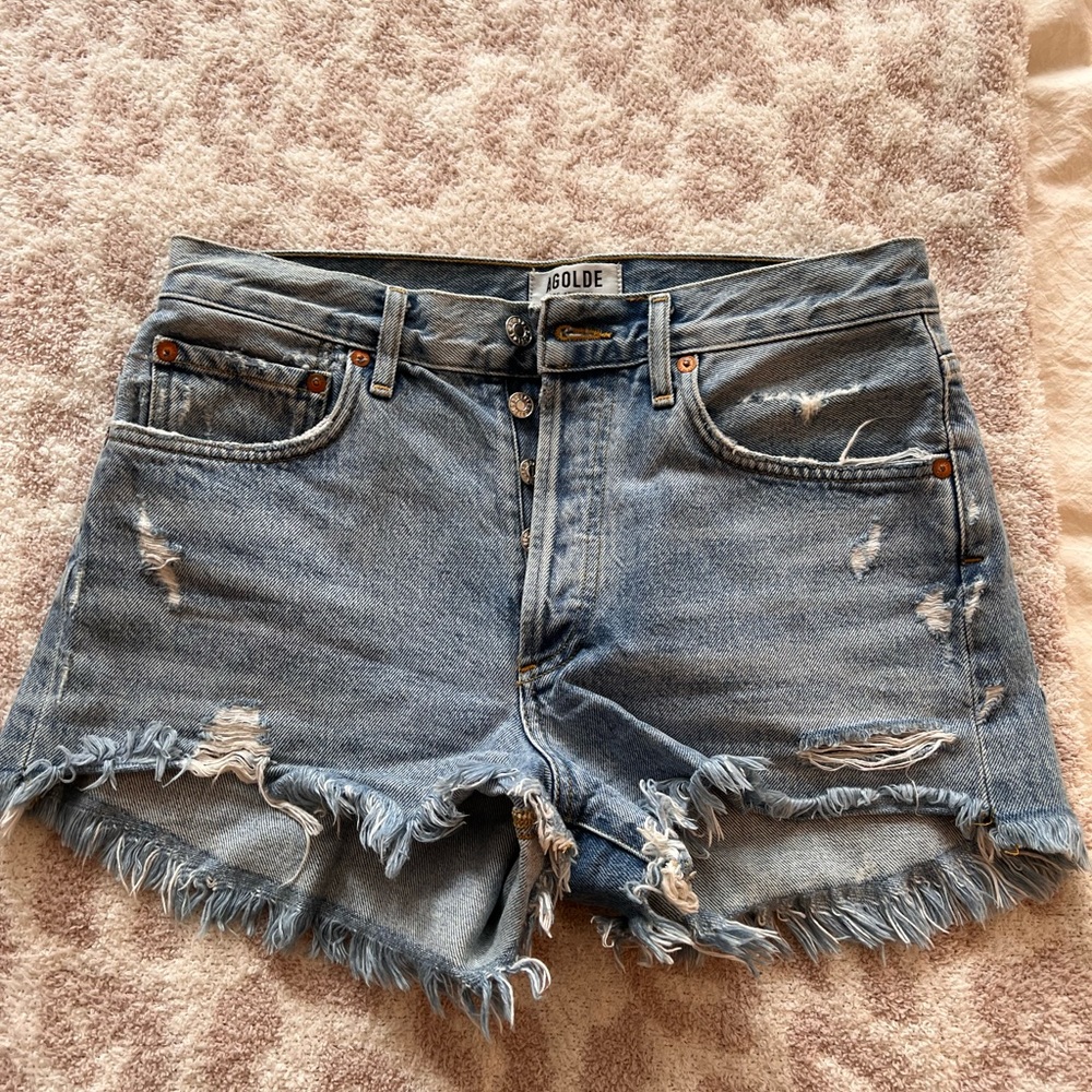 Agolde Parker denim shorts. Worn one season in fantastic condition.